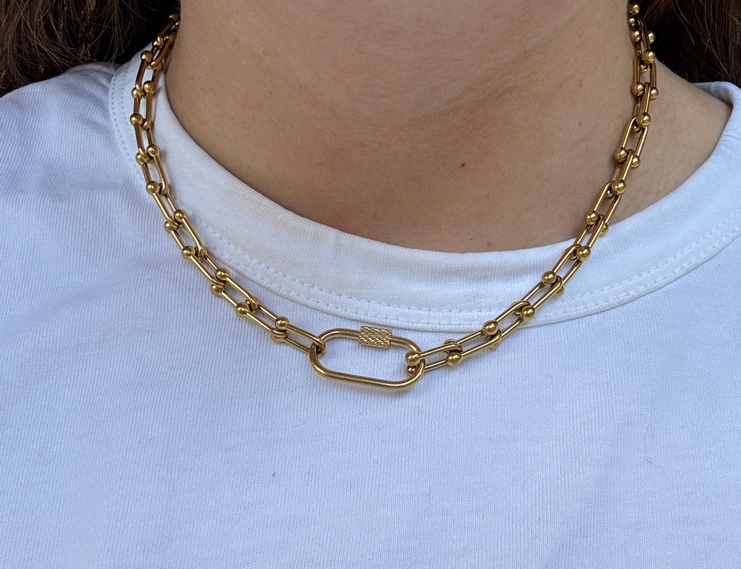 Tiffany Gold Chain Necklace