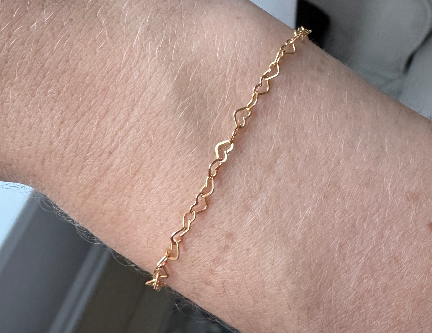 Heart Chain Bracelet