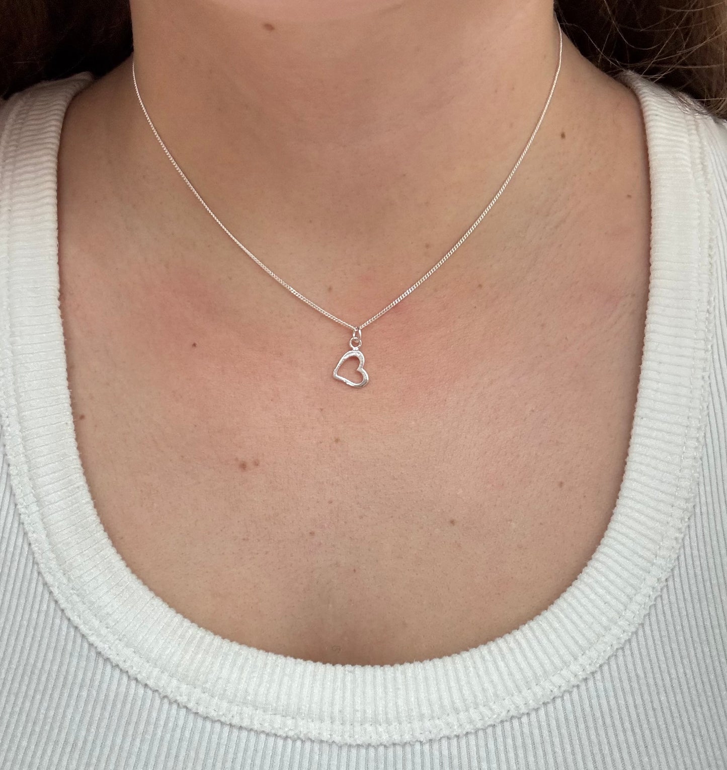 Sweet Sterling Silver Heart