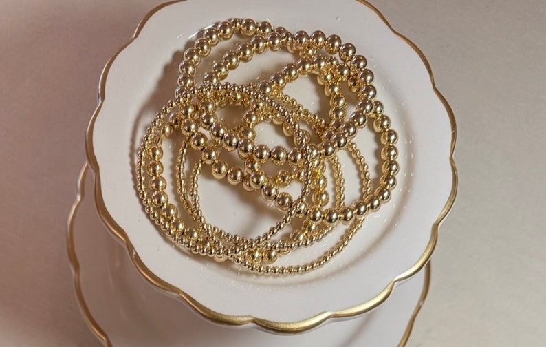 Gold Filled Beaded Bracelet